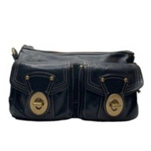 Coach Black Leather Shoulder Bag